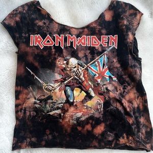 Vintage Iron Main Custom Cut Bleach Dyed Tee 🌵small